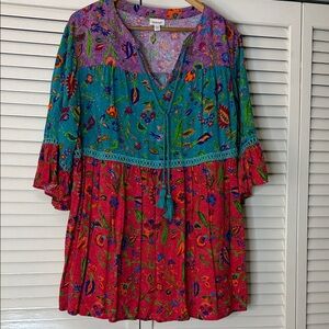 Avenue Multicolor Boho Tunic